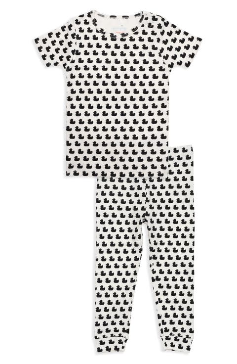 Kids' Simply Many Ducks Printed Magnetic Pajamas (Toddler)