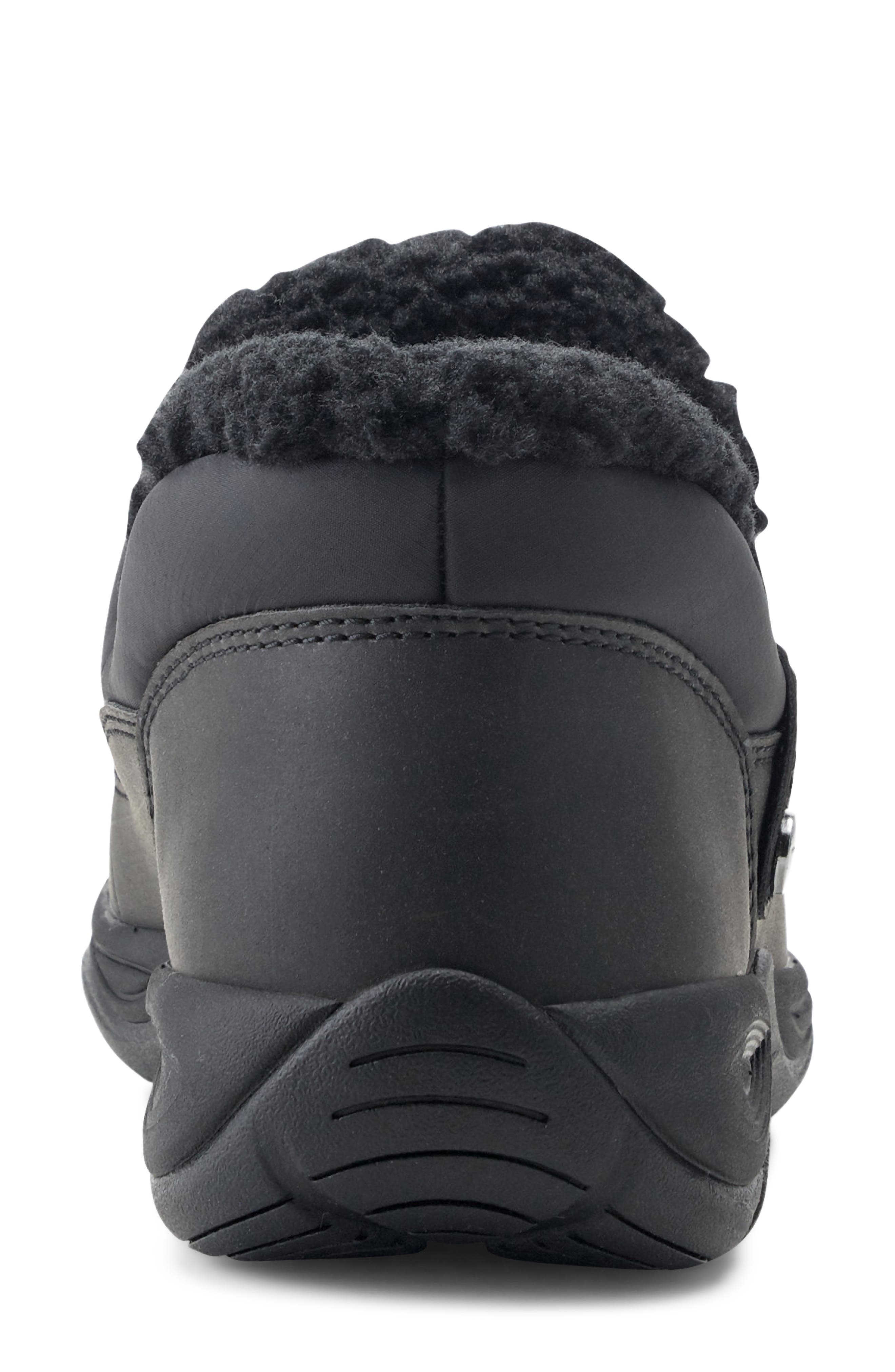 Egor Water Repellent Slip-On Bootie, Alternate, color, BLACK