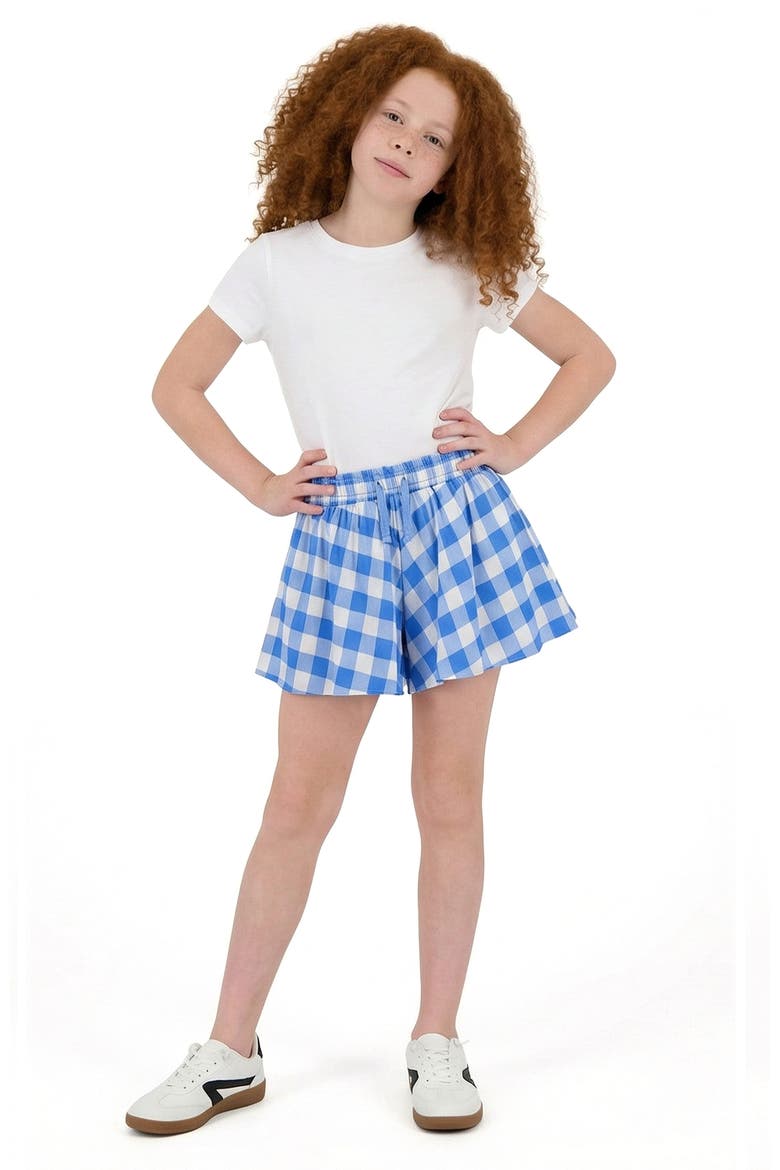 Kids' Print Shorts, Alternate, color, BLUE
