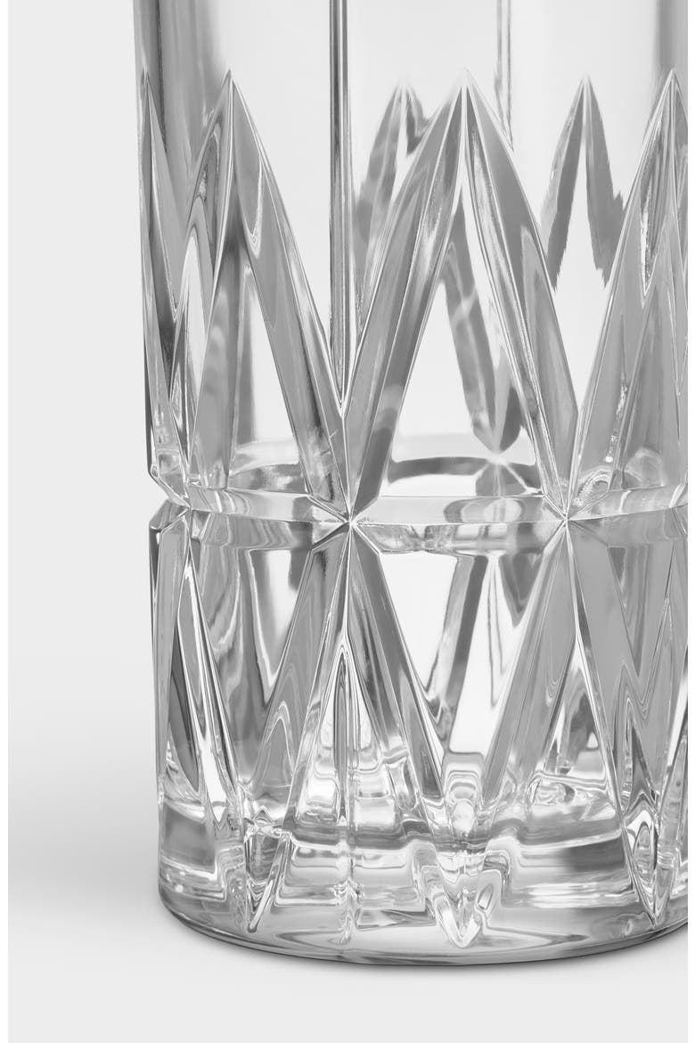 Peak Set of 4 Highball Glasses, Alternate, color, CLEAR