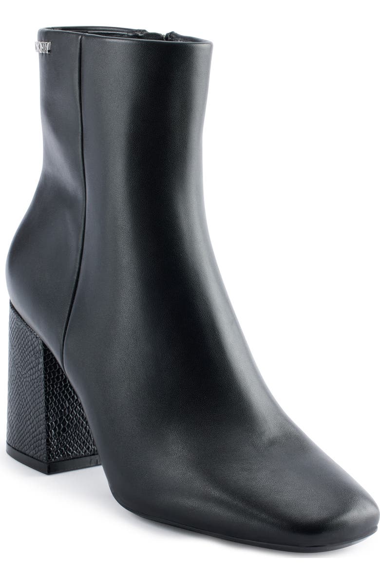 DKNY Steph Square Toe Bootie, Main, color,