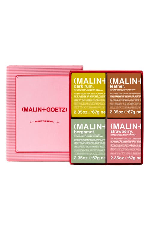 MALIN+GOETZ Scent the Mood 4-Piece Votive Gift Set (Limited Edition) $96 Value 