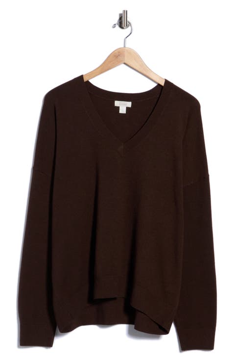 V-Neck Pullover Sweater