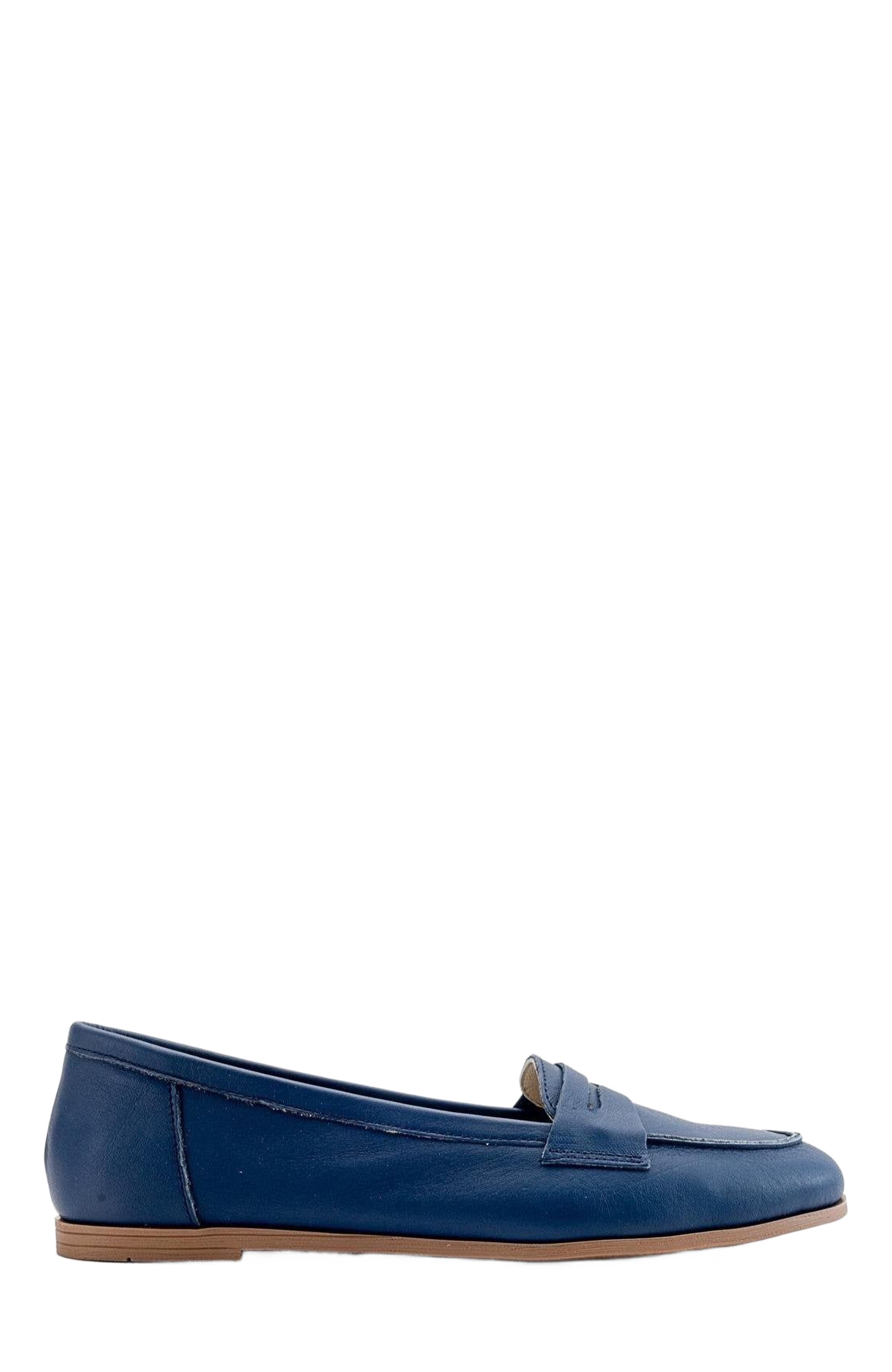 Navy Blue Leather