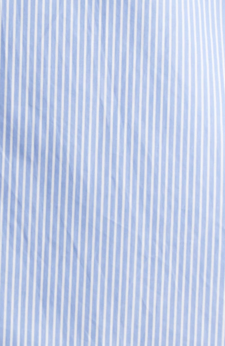 Saint Laurent Stripe Cotton Poplin Button-Up Shirt, Alternate, color, 