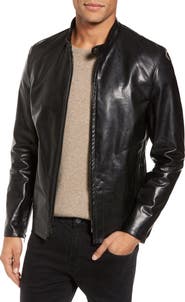 Schott NYC Café Racer Unlined Cowhide Leather Jacket