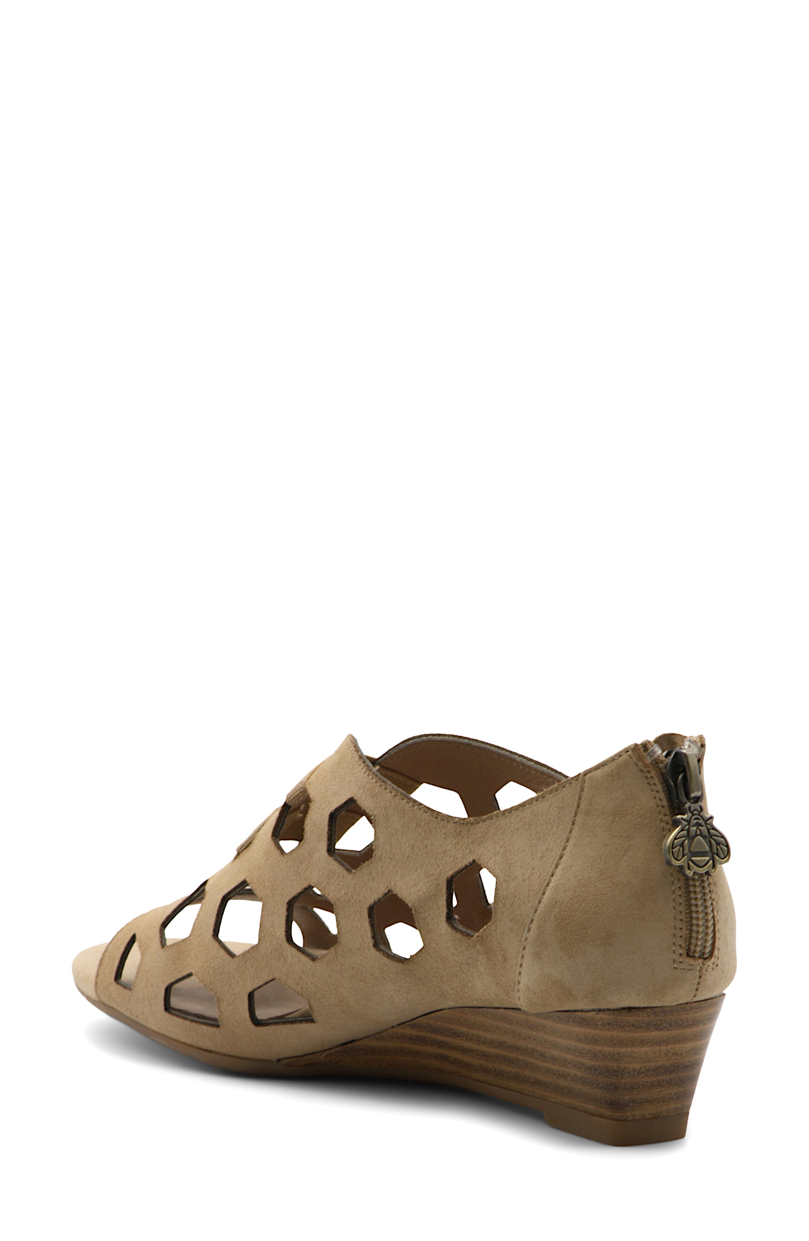 Bettye Muller Sean Wedge Sandal, Alternate, color, 