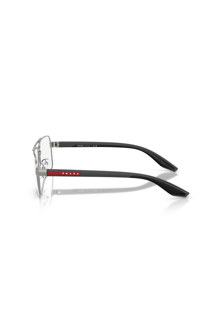 59mm Rectangle optical glasses, Alternate, color, Grey