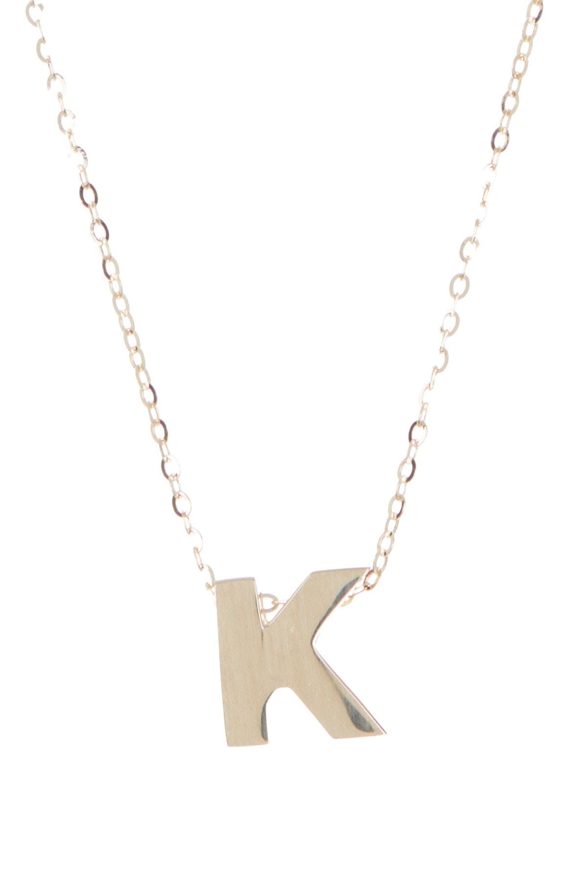 RON HAMI 14K Yellow Gold Initial Slider Chain Necklace - Multiple ...