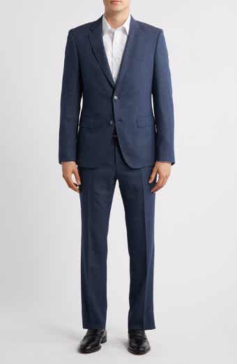 BOSS Huge Slim Fit Textured Suit