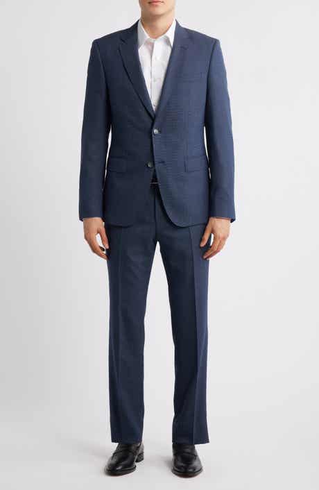 BOSS Huge Slim Fit Textured Suit