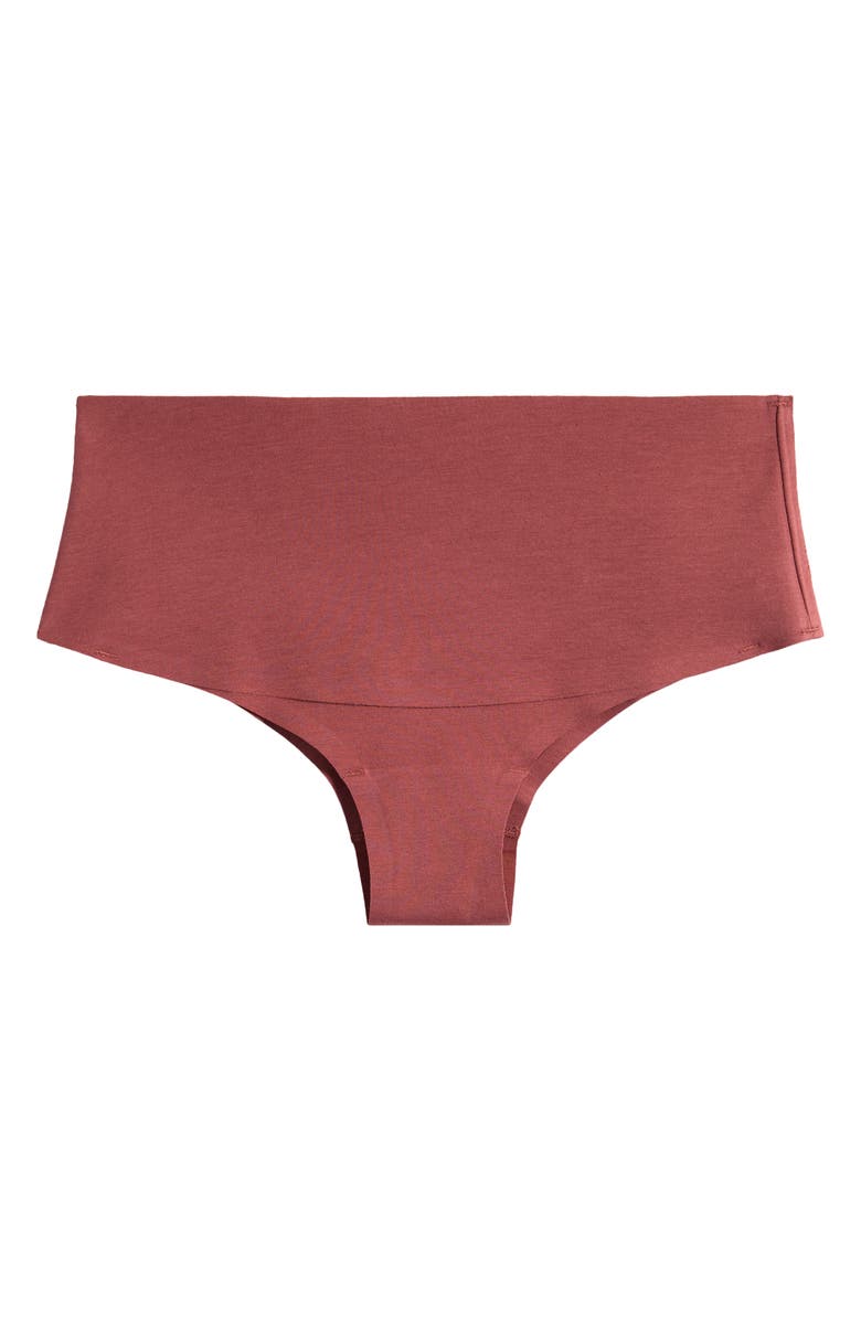 SPANX<sup>®</sup> SPANXsupersmooth<sup>™</sup> Undie-tectable<sup>®</sup> Stretch Cotton Tanga, Alternate, color, Rose Smoke