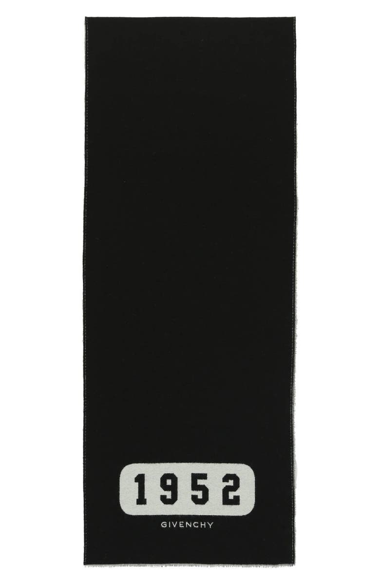 Givenchy College Reversible Muffler Scarf, Main, color, 