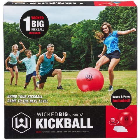 20" Red Kickball Giant Inflatable, Pump Included
