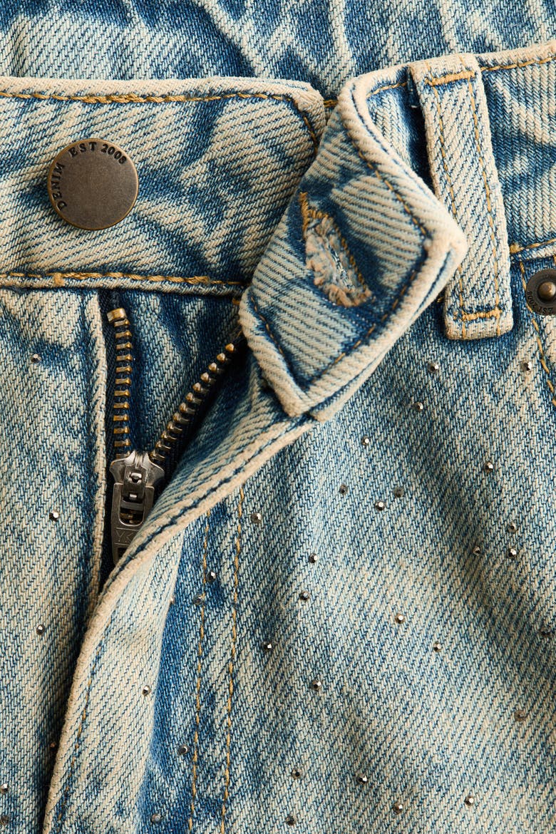 Straight Regular-waist Jeans, Alternate, color, Denim blue