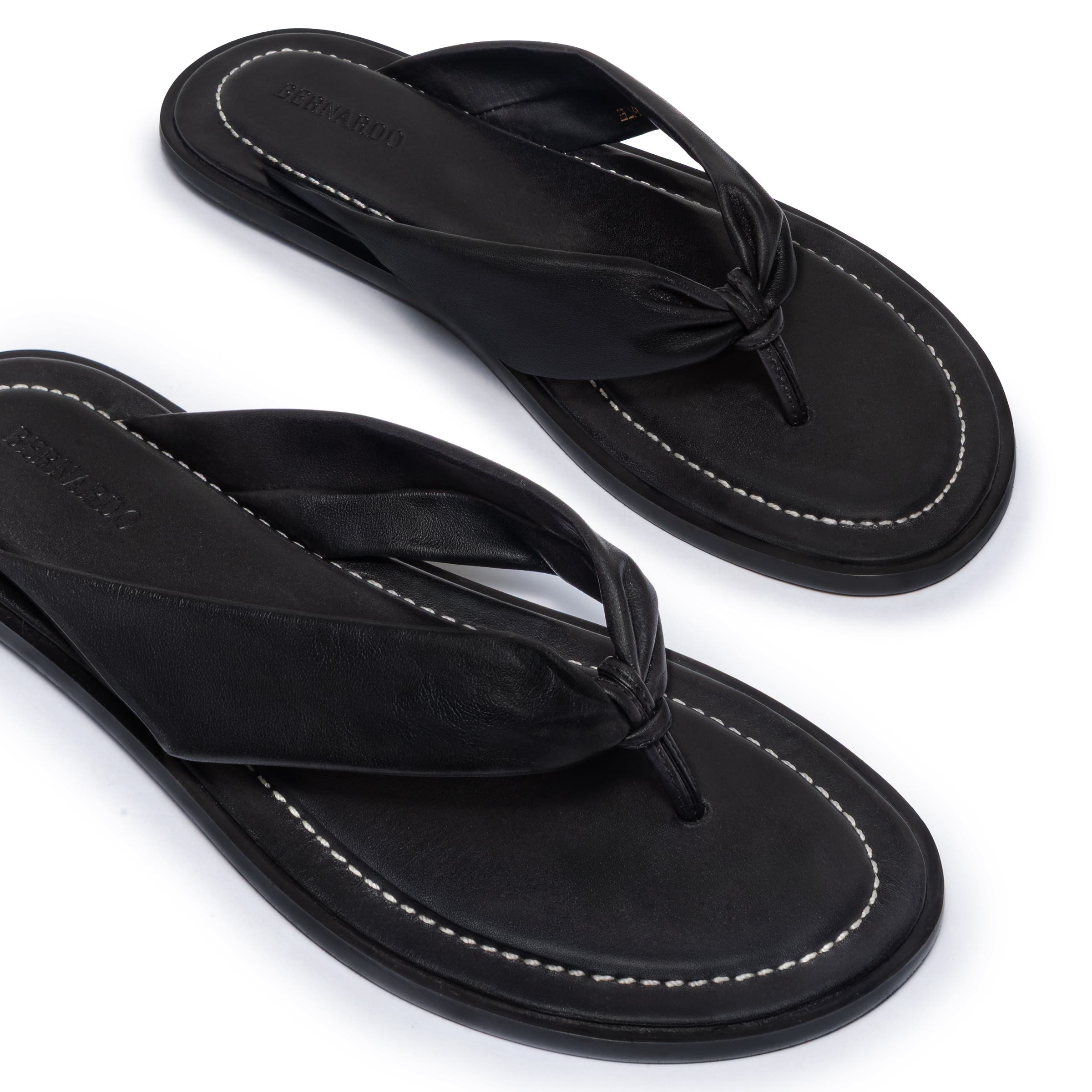 Bernardo Footwear Salt Thong Sandal, Alternate, color, Black