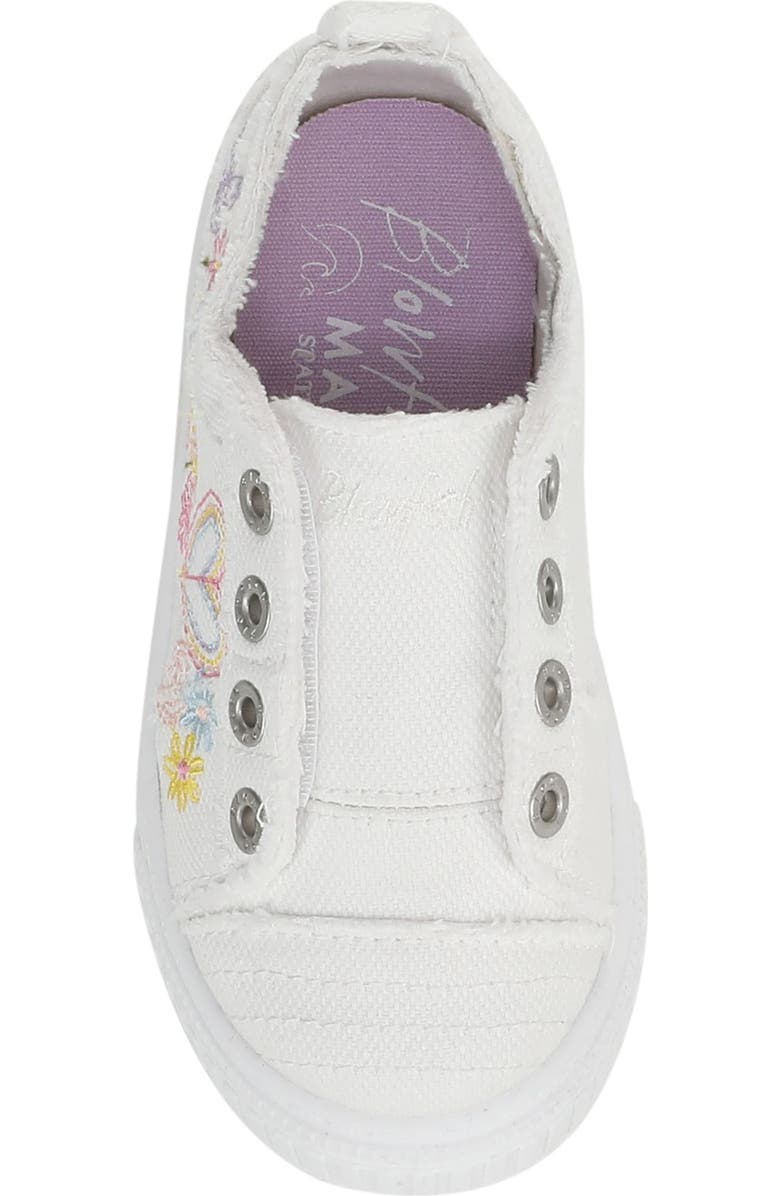 Blowfish Malibu Kids' All Play Slip-On Sneaker, Alternate, color, White Canvas