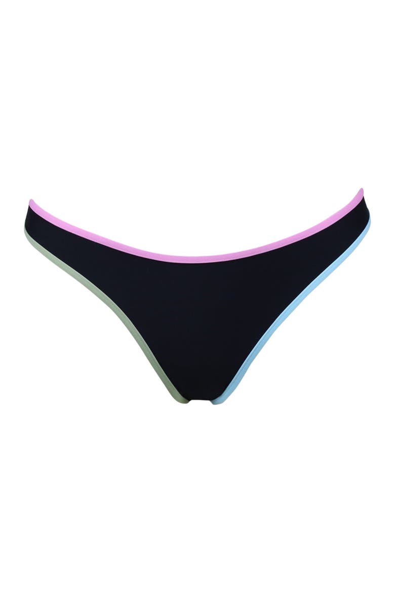 Dani Scoop Bikini Swim Bottoms, Alternate, color, Black