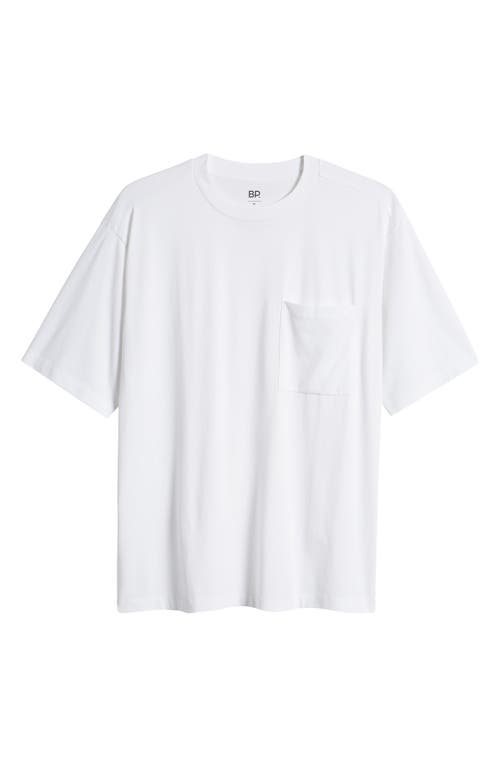Bp. Washed Oversize Pocket T-shirt In White