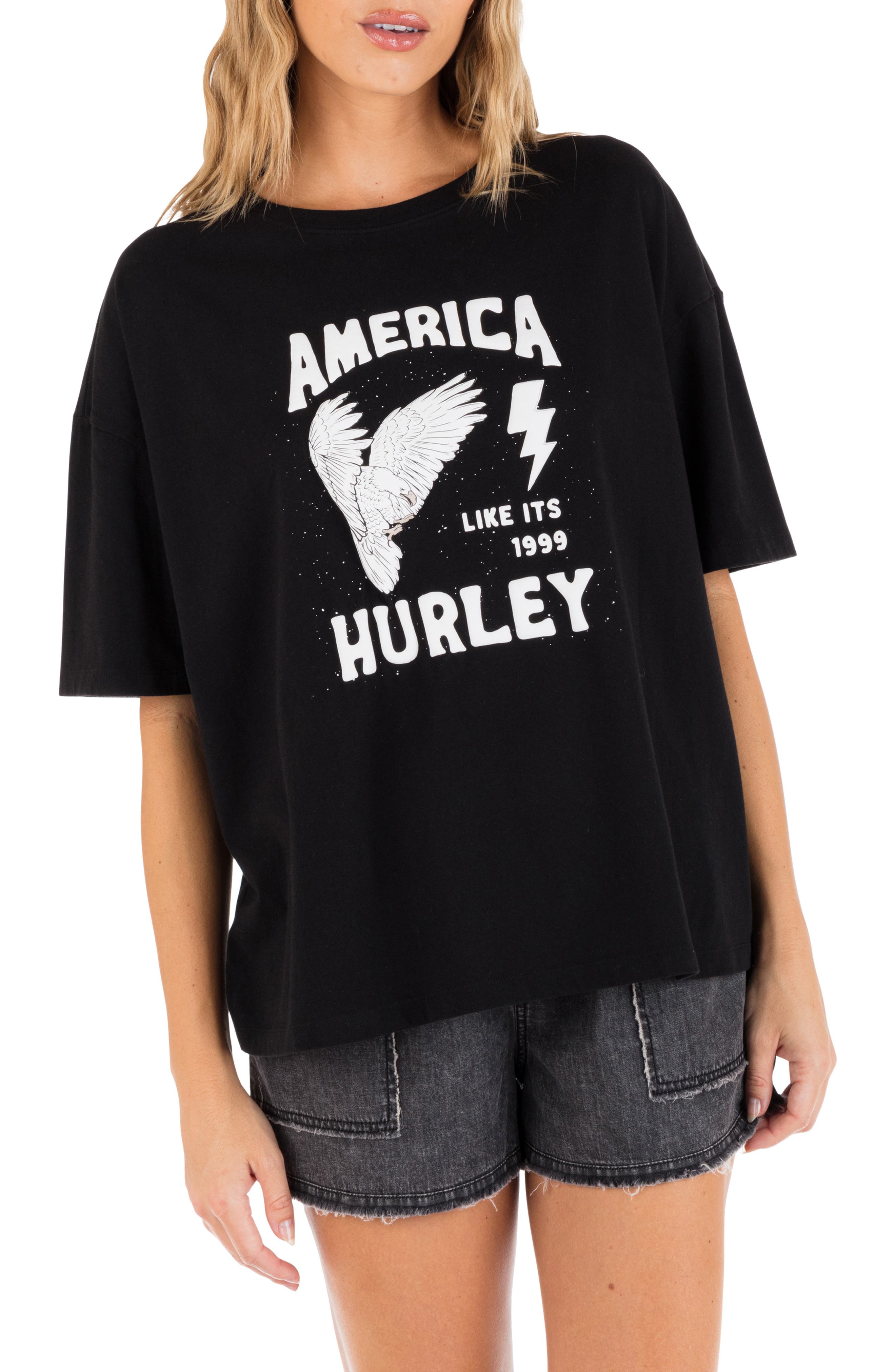 America 1999 Cotton Graphic T-Shirt