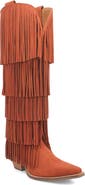 Dingo Wild Child Fringe Knee High Western Boot