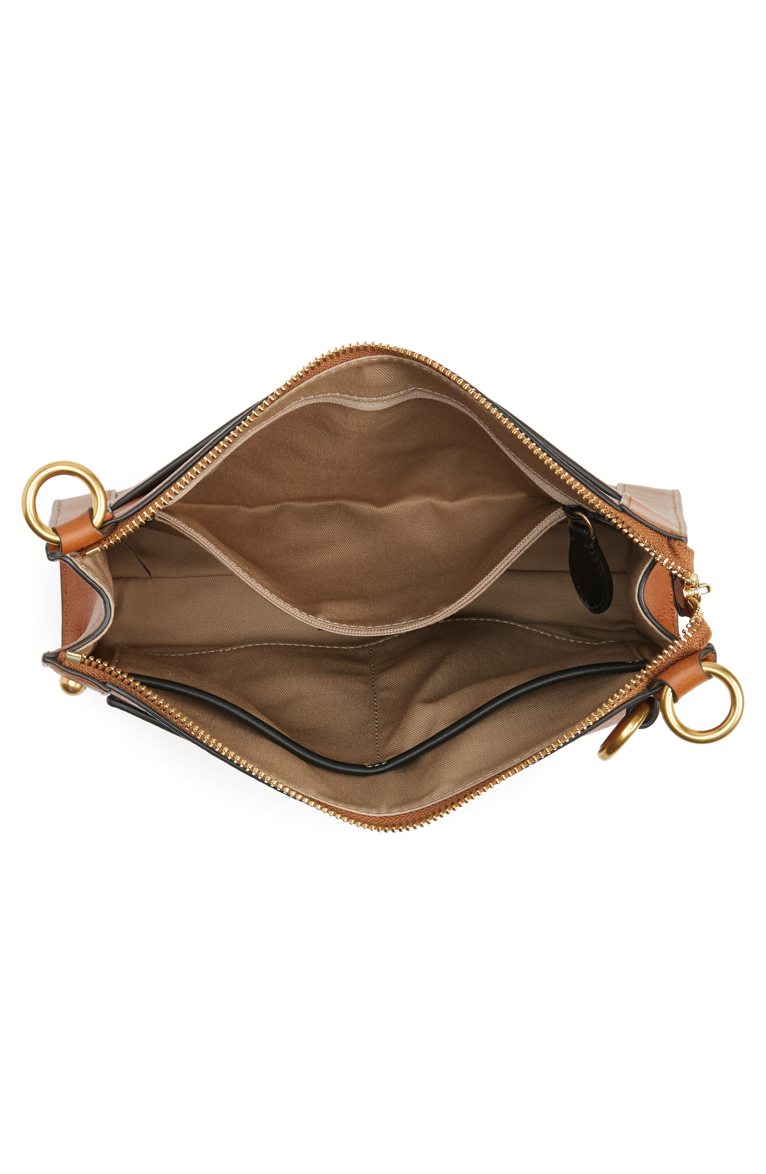 M.A.B. Leather Bag, Alternate, color, CARAMELLO