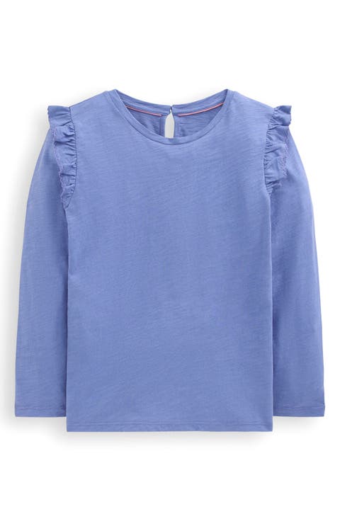 Kids' Frill Accent Slub Cotton Top (Toddler, Little Kid & Big Kid)