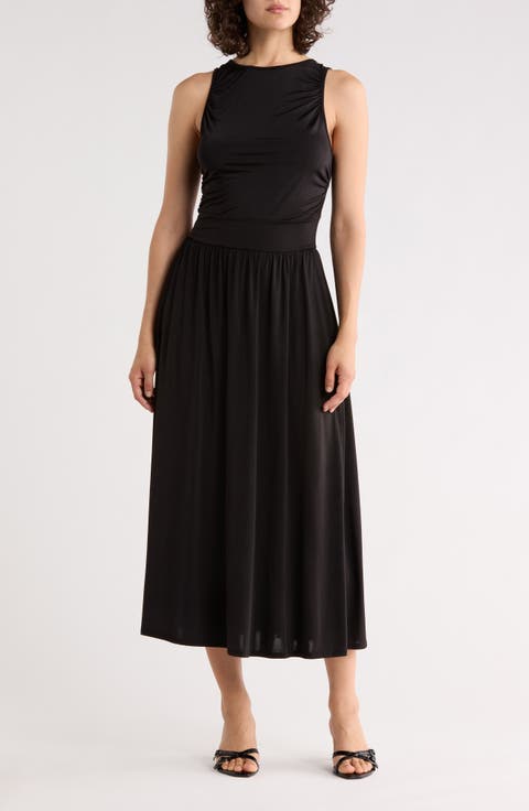 Ruched Midi Dress
