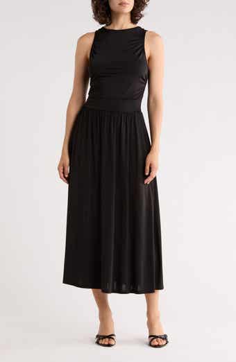 Ruched Midi Dress