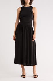 WEST K Ruched Midi Dress