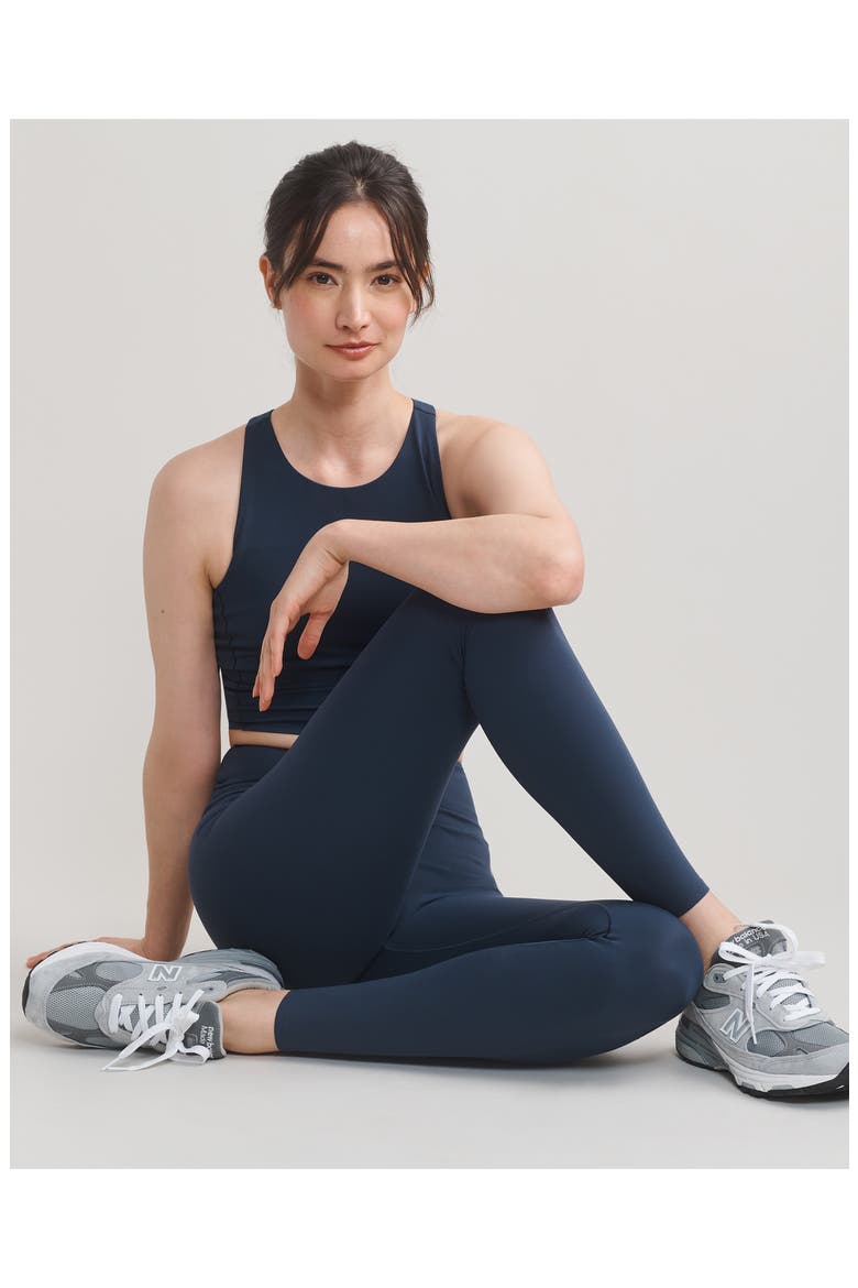 Revive Full Length Leggings, Alternate, color, NAVY BLUE
