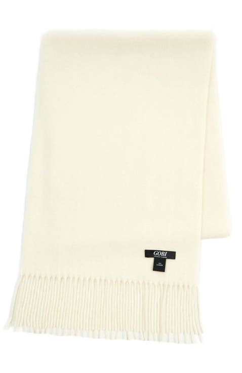 Cashmere Fringed Scarf