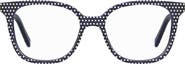 Kate Spade New York romeo 50mm rectangular reading glasses