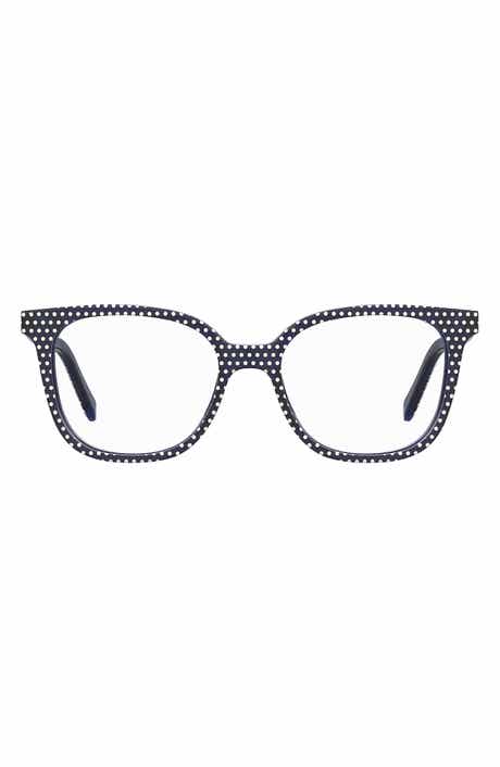 Kate Spade New York romeo 50mm rectangular reading glasses