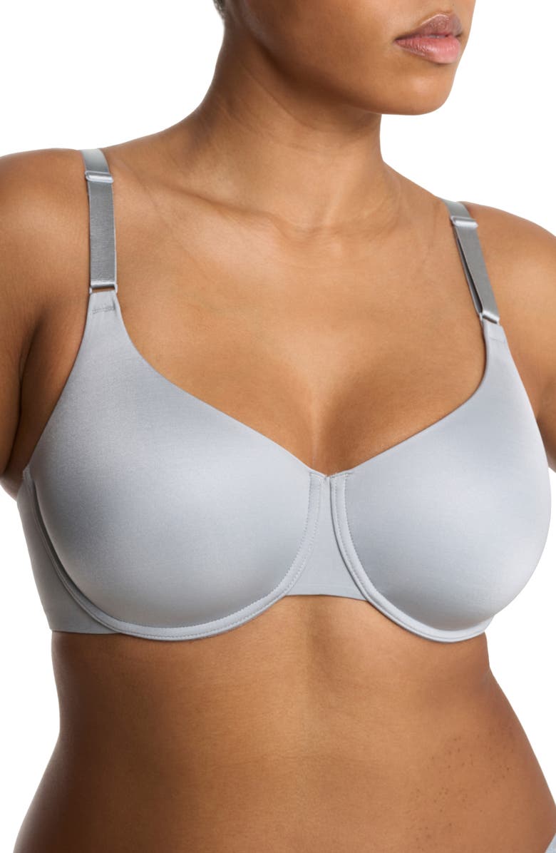 Natori Liquid Full Fit Balconette T-Shirt Bra, Alternate, color, Quarry