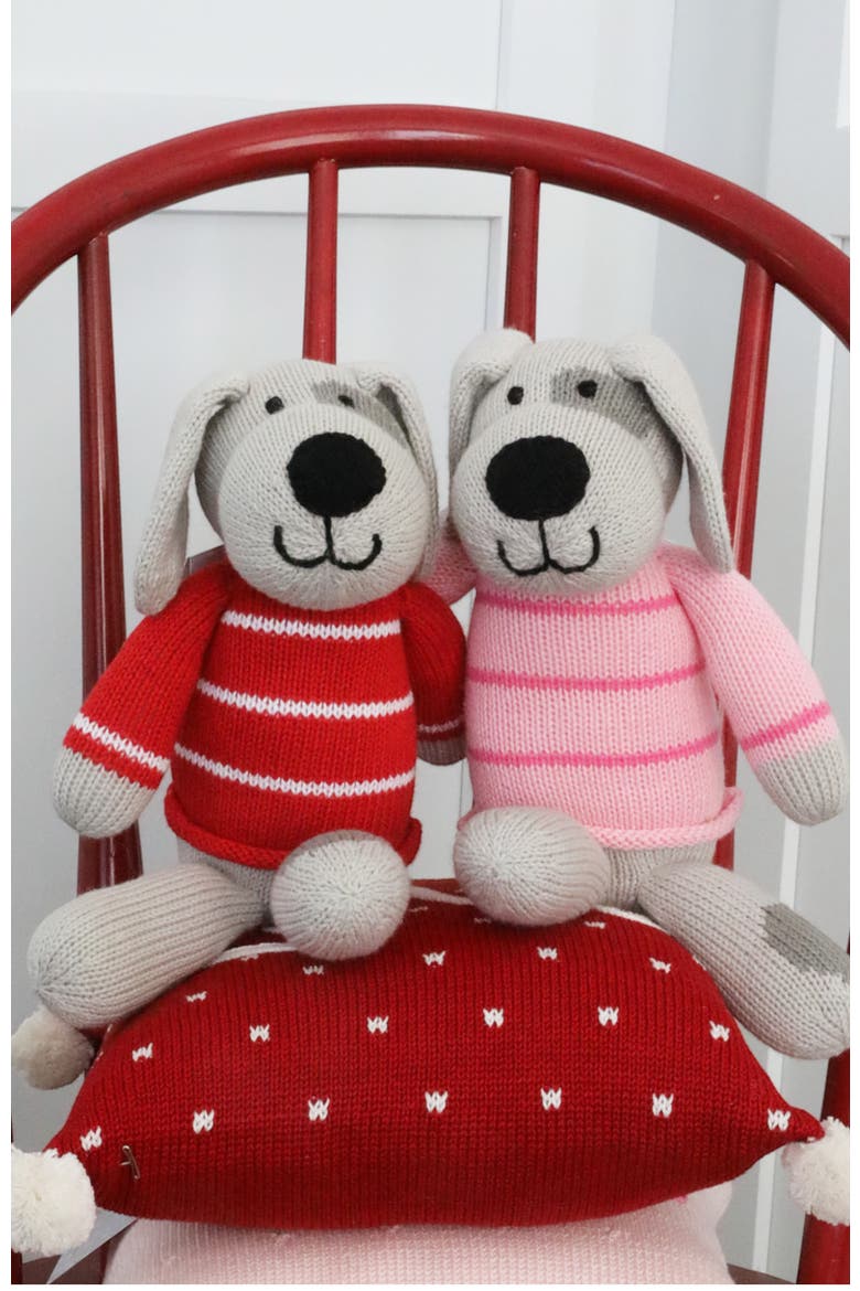 Pink Valentine Puppy Dog, Alternate, color, Pink
