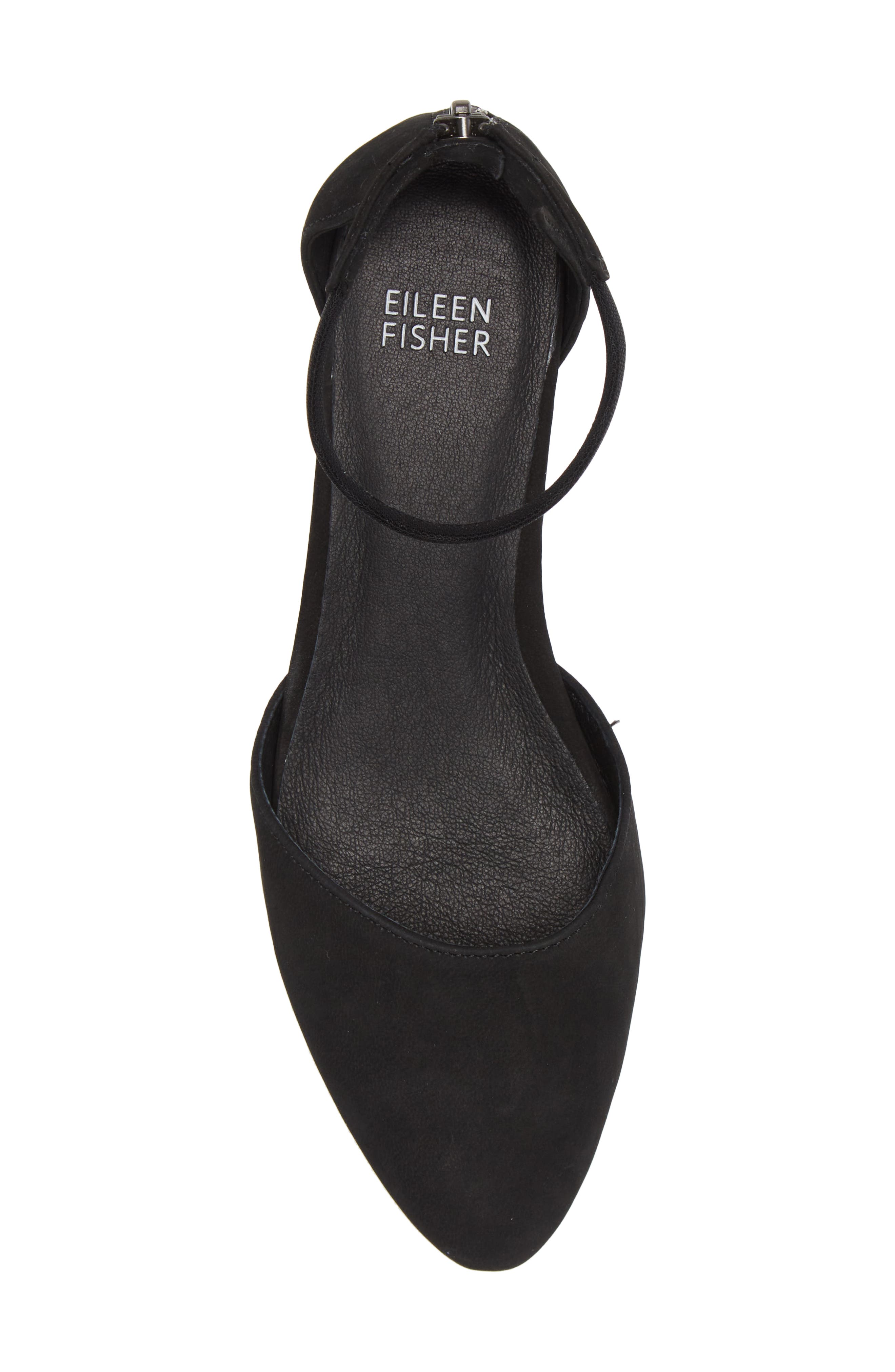 Eileen Fisher Ingle Ankle Strap Flat, Alternate, color, 