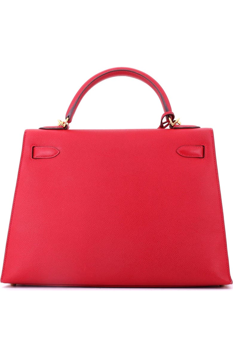 Pre-Owned Hermes Kelly Handbag Red Epsom with Gold Hardware 32, Alternate, color, Rouge Casaque