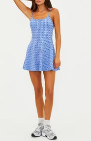 Beach Riot Ari Floral Knit Skater Dress