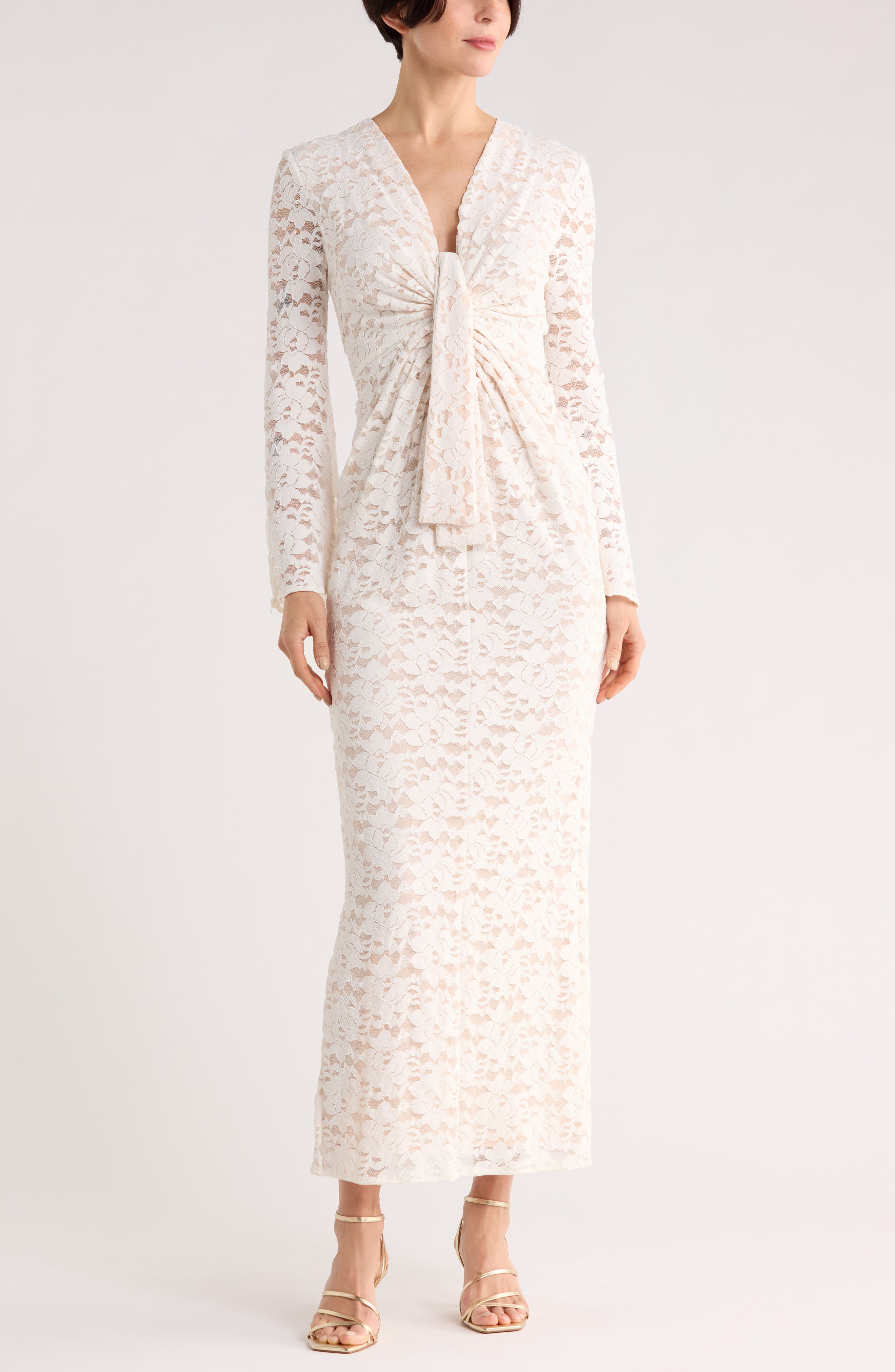 DVF Jobin Bell Sleeve Maxi Dress
