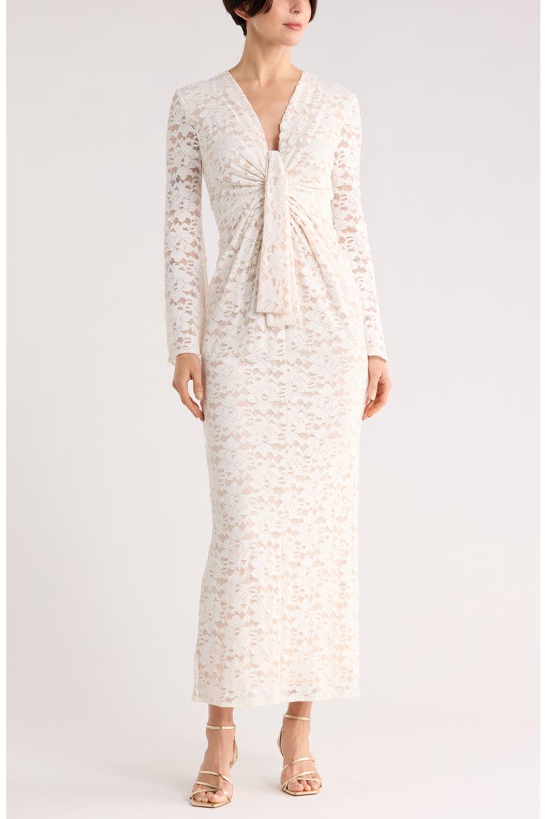 Jobin Bell Sleeve Maxi Dress, Main, color, IVORY