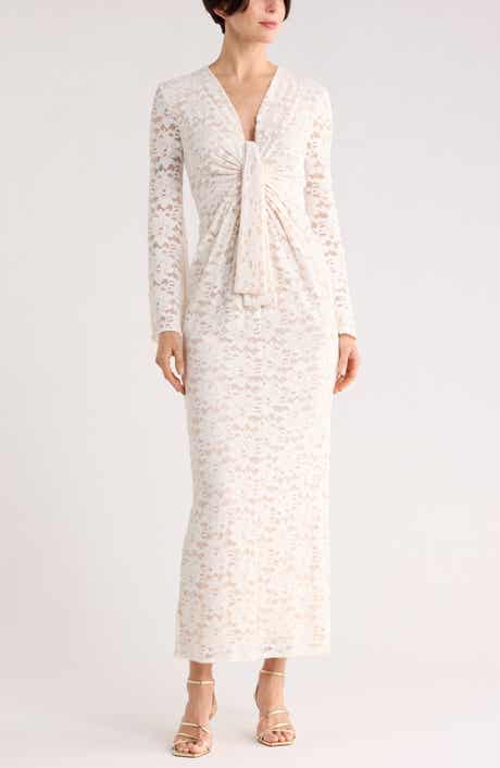 DVF Jobin Bell Sleeve Maxi Dress