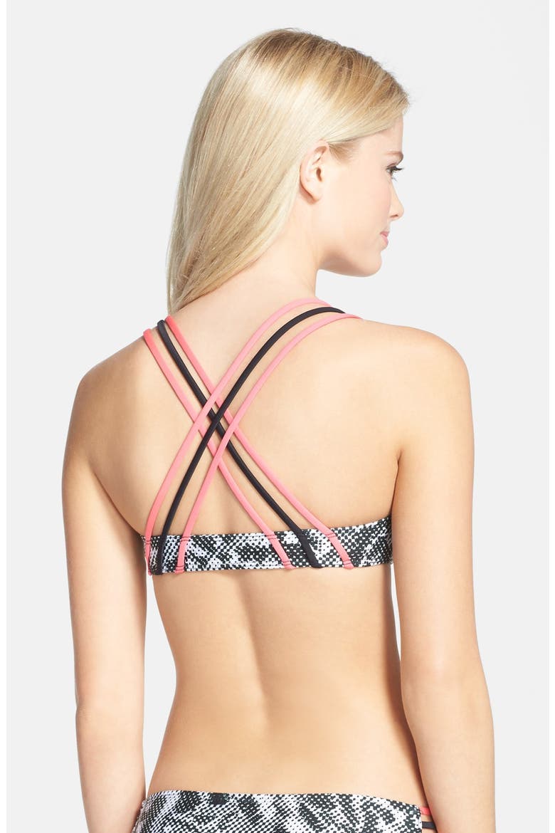 BCA 'Static Electricity' Print Bikini Top, Alternate, color, BLACK MULTI