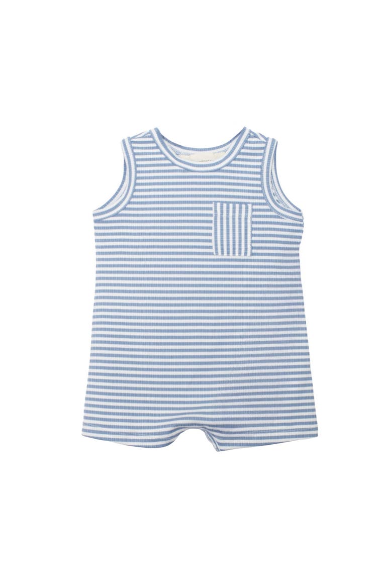 Eli Sleeveless Romper, Main, color, Blue