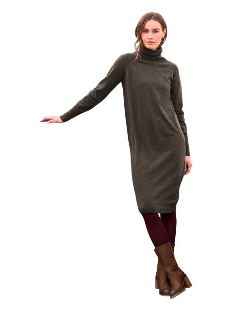 Supersoft Midi Turtleneck Dress