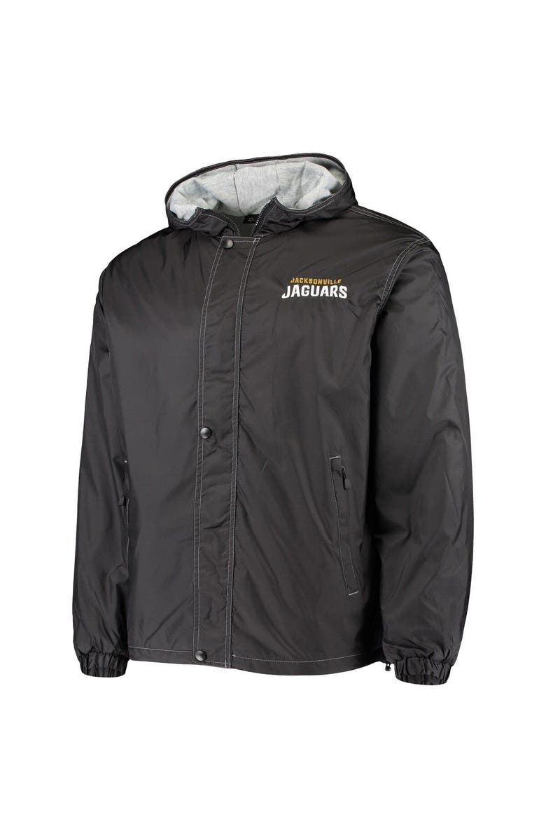 DUNBROOKE Men's Dunbrooke Black Jacksonville Jaguars Logo Legacy Stadium Full-Zip Jacket, Alternate, color,
