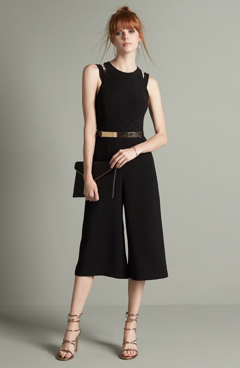 Adelyn Rae Culotte Jumpsuit, Alternate, color,
