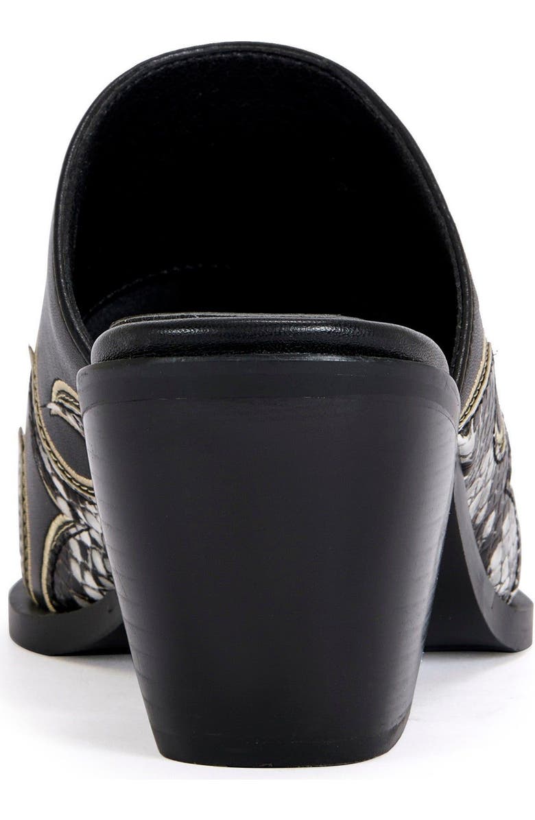 AZALEA WANG Cecily Block Mule, Alternate, color, Black