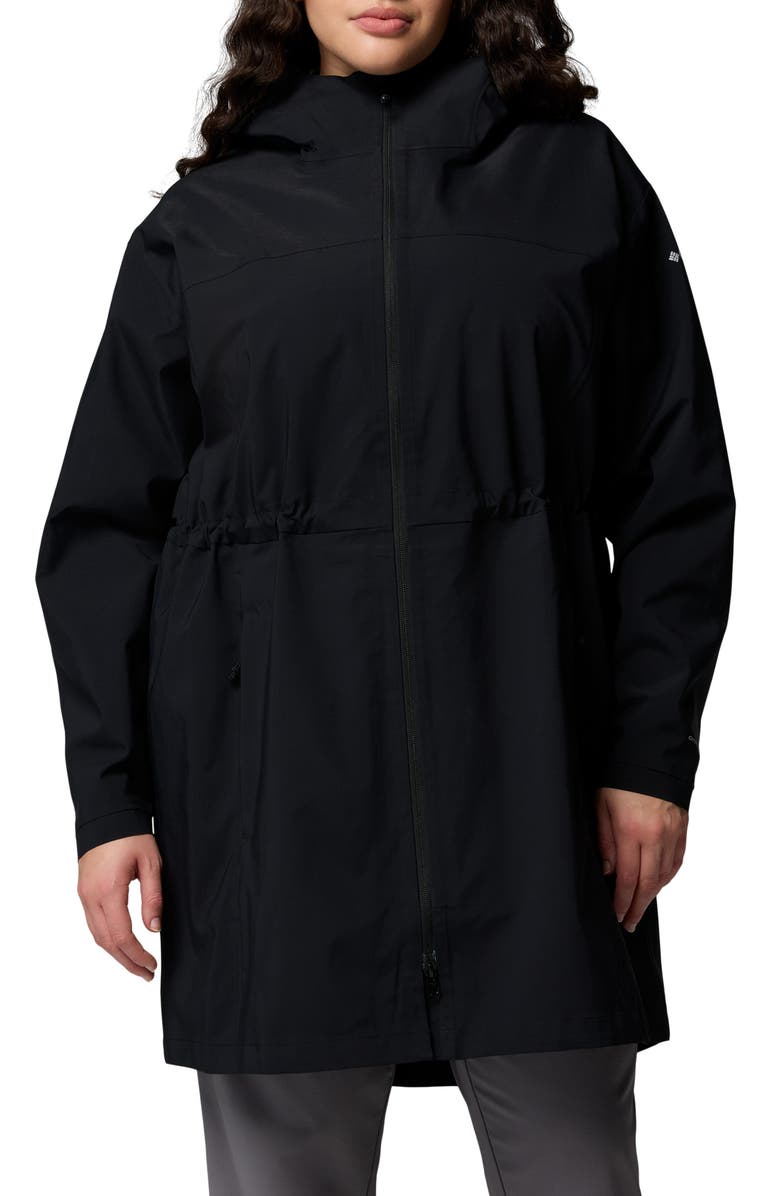 Columbia Weekend Adventure II Long Jacket, Main, color, Black