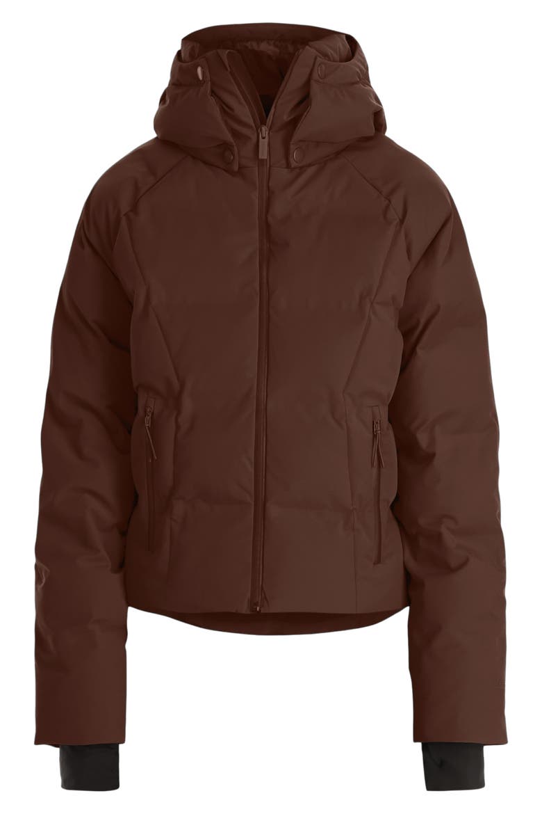 Georgie Puffer Jacket, Alternate, color, SPIKED COCOA
